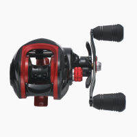 【Special】8KG Baitcasting Reel ซีลคู่แบริ่งรอกตกปลาพร้อมระบบเบรกแม่เหล็กสีดำสีแดง