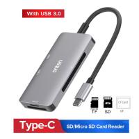 【Hot-Selling】 ClickDeals เครื่องอ่านการ์ดอัจฉริยะ5-In-1 Type C OTG สำหรับพีซี USB 3.0 CF TF การ์ดรีดเดอร์ SD เครื่องอ่านการ์ดการ์ดความจำเครื่องอ่านการ์ดอุปกรณ์คอมพิวเตอร์อะแดปเตอร์สำหรับตัวอ่านสำหรับ Mac OS