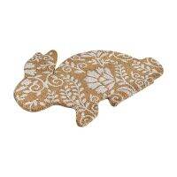 กระต่ายอีสเตอร์ตกแต่งพรมเช็ดเท้าบ้านพรมปูพื้นกันลื่น RugsWashable พรม R7UB