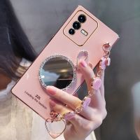 ใหม่เคสโทรศัพท์ VIVO Y27 Y36 Y78 4G 5G เคส VIVO Y78 5G น่ารักกระต่าย Kaca Rias ปลอกเปลือกสุดหรู VIVOY36 5G