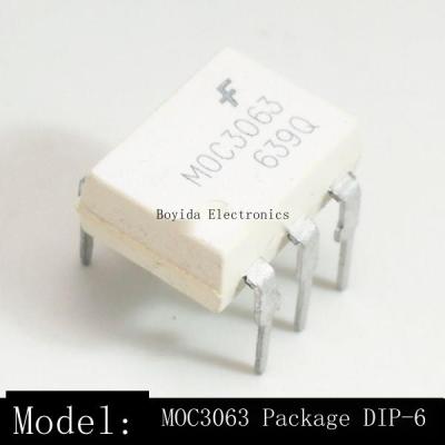 10Pcs ใหม่ Original นำเข้า MOC3063 MOC3063M DIP-6 In-Line Thyristor ไดรฟ์ Optocoupler