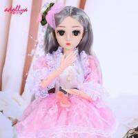 Adollya Makeup Doll BJD 14 Doll 18 Joints Female Body With Clothes Lace Skirt Shoes Wig Hair Accessories Bjd Dolls For Girl Toy