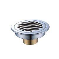 1pc Round Copper Floor Drain Kitchen Bathroom Balcony With Deodorant Bouncing Deodorant Floor Drain Traps Drains