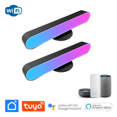 พร้อมส่ง Tuya RGBW Light Bar IQ15 เปลี่ยนจังหวะเสียงเป็นจังหวะแสง Smart Home WI-FI รองรับ Alexa Google Home LED RGB ไฟตกแต่งบ้าน ห้องนั่งเล่น ห้องนอน