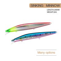 【cw】 14cm 26g Fishing Wobbler Cast Sinking Jerkbait Artificial Hard Bait Trout Bass 【hot】