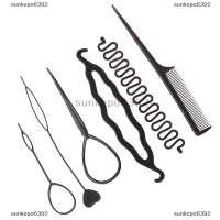 sunkepo6392 6ชิ้น/เซ็ตเด็ก Curler hair Braid Maintenance เกลียว Twist hair styling Tools