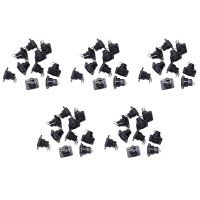 50Pcs Black XLR 3Pin Female Jack Panel Mount Chassis PCB Socket Connector