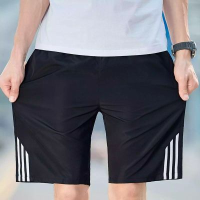 ZJH SHOP กางเกงลำลองผู้ชายฤดูร้อนกางเกงกีฬาหลวมกางเกงขาสั้นออกกำลังกายกางเกงวิ่ง รุ่นB107