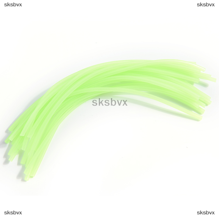 sksbvx-20pcs-fly-tying-riging-tube-pvc-lumo-tubblings-วัสดุตกปลาหลอดส่องสว่าง