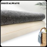 1x5M Raw Cloth Tufting Cloth Marked Lines Fabric DIY Sewing Storage Bag Pillow Case Rug Carpet Tapestry Background Fabric