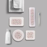 Bathroom Diatomite Mat Kitchen Non-slip Absorbent Cup Pad Tabletop Printed Placemat Nordic Coasters Soap Holder Bottles Mug Pads