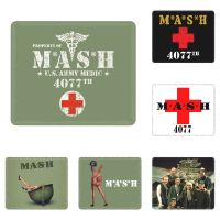 US Army Medic Mash 4077 Laptop Mouse Pad Mousepad with Stitched Edges Non-Slip Rubber Gamer Computer PC Desk Mat Office Decor