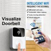 กริ่งประตู กระดิ่งไร้สาย ดูผ่านมือถือได้ X9 Smart Wireless Remote Video Doorbell