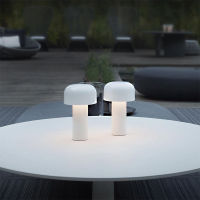 Italian Mushroom Lamp Portable Wireless Touch Rechargeable Table Lamp USB Desk Lamp Desktop Decoration Bedroom Night Light