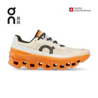 2023 Unisex Original On Cloud Shoes Cloudmonster Shock ถนนผู้ชายรองเท้าวิ่งผู้หญิงรองเท้าผ้าใบเดินออกกำลังกายวิ่งออกกำลังกายสีขาว / ส้ม