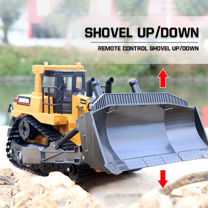 huina-1569-rc-bulldozer-rc-bagger-crawler-excavator-1-16-2-4g-รีโมทคอนลรถ-rc-รถบรรทุกสำหรับผู้ใหญ่-rc-รถแทรกเตอร์-bagger-trailer