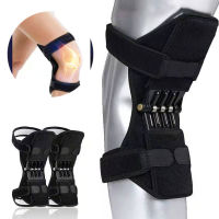 Knee Protect Joint Support Pads Breathable Non-Slip Power Lift Rebound Spring Brace Force Pala Leg Booster Health Equipment