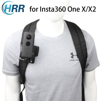 HRR 3in1 Clamp Mount Backpack Strap Clip Holder For Insta360 One X/X2/R SONY Action Camera Accessories
