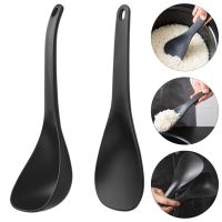 Rice Spoon Paddle Soup Spoons Serving Scoop Ladle Spatula Scooper Kitchen Plastic Non Table Stick Ramen Japanese Dinner Cooker