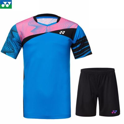 Mens Two-Piece Badminton and Tennis Suits Training Suits Running Suits Mens Tracksuits Team Uniforms Tracksuits Mens Shorts