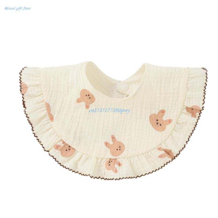 new-baby-feeding-drool-bib-lace-floral-infants-saliva-towel-soft-cotton-burp-cloth-for-newborn-toddler-kids-bibs-korean-style