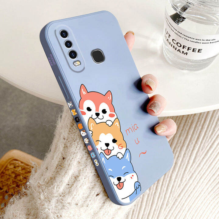 Case Vivo Y11 Casing Vivo Y11 Y12 Y15 Y17 Y19 Phone Case Soft Liquid 