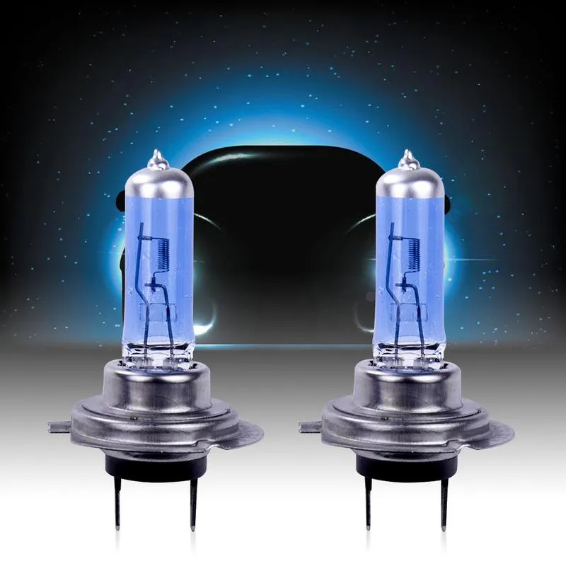 Bulbs Lamps Broad View H7 100w 6000k Xenon Hid Super White Effect