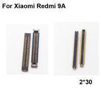 2ชิ้นหน้าจอแอลซีดี9a คอนเนคเตอร์ Fpc สำหรับ Xiaomi Redmi บนสายเคเบิลงอได้เมนบอร์ดเมนบอร์ดสำหรับ Xiao Mi Redmi 9 A