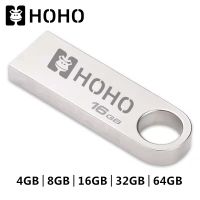 แฟลชไดร์ฟ flash drive แฟลชไดร์ฟ usb ?HOHO Portable Metal แฟลชไดร์ฟ 4GB 8GB 16GB 32GB 64GB USB Flash Drive USB 2.0 3.0 Data Traveler เก็บข้อมูล แฟลชไดร์ฟ