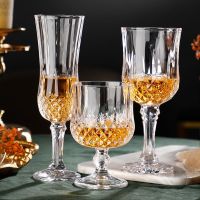 【CW】▲☢  European Glass Wine Set Whiskey Goblet Cocktail Mug Beer Cup