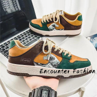 Encounter Fashion  รองเท้าผ้าใบผู้ชาย รองเท้ากีฬาผช รองเท้าแฟชั่นผู้ชาย ใส่สบาย 2023ใหม่ D95D02S 39Z230927