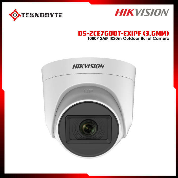 Hikvision Ds Ce D T Exipf Mm Mp Indoor Fixed Turret Camera Lazada Ph