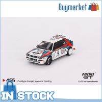 [ของแท้] (มีสินค้า) Mini GT Lancia Delta HF Integrale Evoluzione 1992ผู้ชนะการชุมนุม MonteCarlo #4