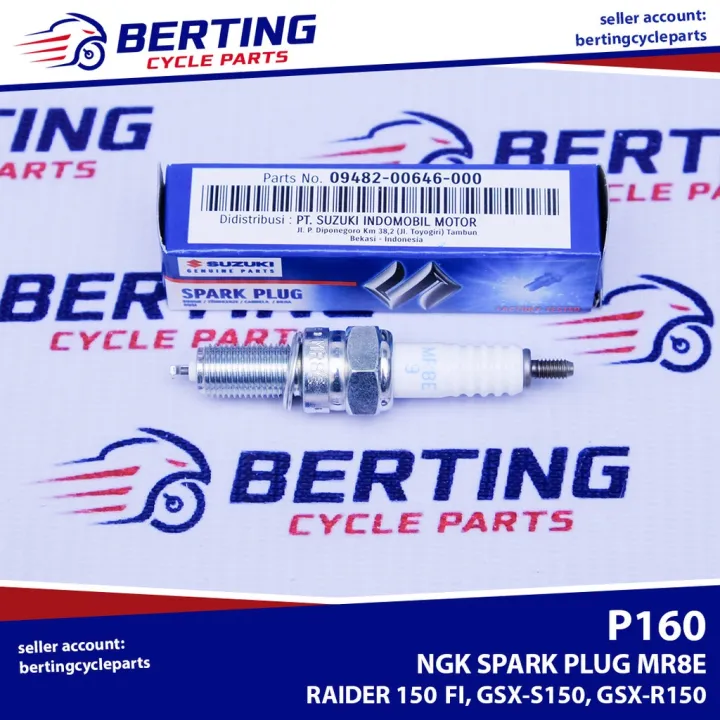 【Quick delivery from Manila】SGP SPARK PLUG NGK MR8E Suzuki Raider 150