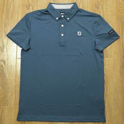 Exports Japan and South Korea FOOTJOY golf mens short sleeve T-shirt is concise and easy light and jacquard quick-drying 3052 golf