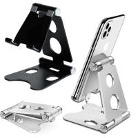 Tablet stand metal desktops tablets holder for Samsung Xiaomi adjustable foldable height mobile phone holders