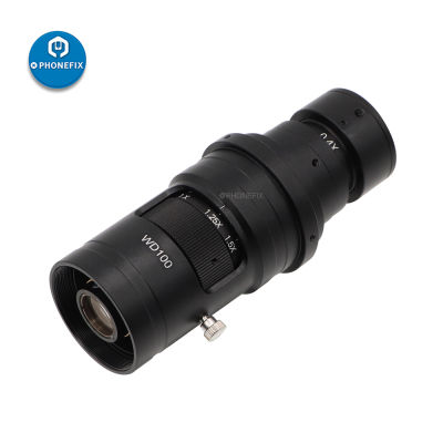 Adjustable 180X 120X 300X 200X 130X Zoom C-mount Lens 0.7X~4.5X Magnification 25mm For USB HDMI Digital Video Microscope Camera