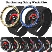Ốp Tạo Kiểu Vòng Viền Kim Loại Cho Samsung Galaxy Watch 5 Pro Ốp Đồng Hồ