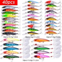 【hot】♨ 10-40pcs Slow Fishing Set 7-12cm Wobblers Crankbaits Isca Artificial Hard Bait Carp Lures Pesca