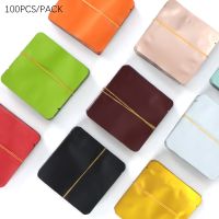 100pcs Portable Disposable Tea Bags Square Tea Snacks Coffee Packaging Bags Shading Food Aluminum Foil Bag