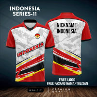 แฟชั่นใหม่ Jersey BADMINTON LARI INDONESIA เสื้อยืดกีฬา SERIES-11 2023