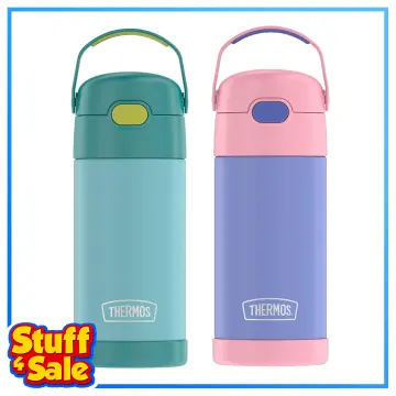 THERMOS FUNTAINER STRAW BOTTLE -- PINK/PURPLE
