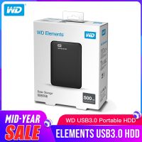 {Hottest in 2021}  Western Digital WD Elements Portable External hdd 2.5 USB 3.0Hard Drive Disk 500GB 1TB 2TB 3TB 4TB Original for PC laptop