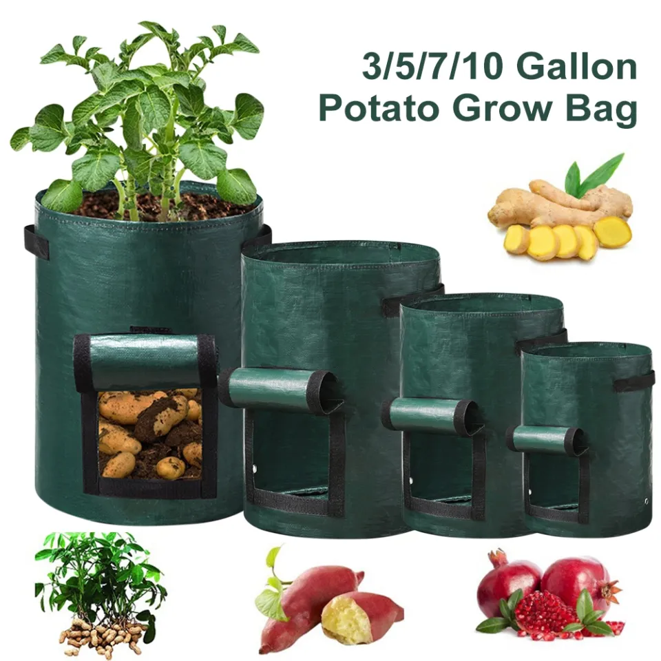 Potato Vegetable Grow Bag with Handle Thickened 7/10 Gallon