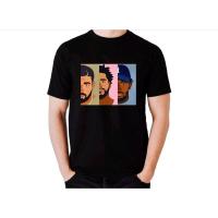 สีพิมพ์ Drake J Cole Kendrick Lamar แฟชั่นผู้ชาย T เสื้อ hip hop Punk สไตล์ตลกพิมพ์ Tees Tops