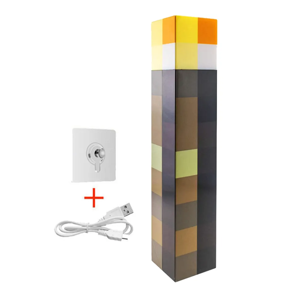 Aliver Beauty [HOT] Minecraft Đèn pin đổi màu lọ thuốc đèn LED ...