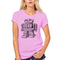 2020 Fashion Men T shirt Retro Vintage Robot Toy T Shirt T Shirt Old School 100 Cotton
