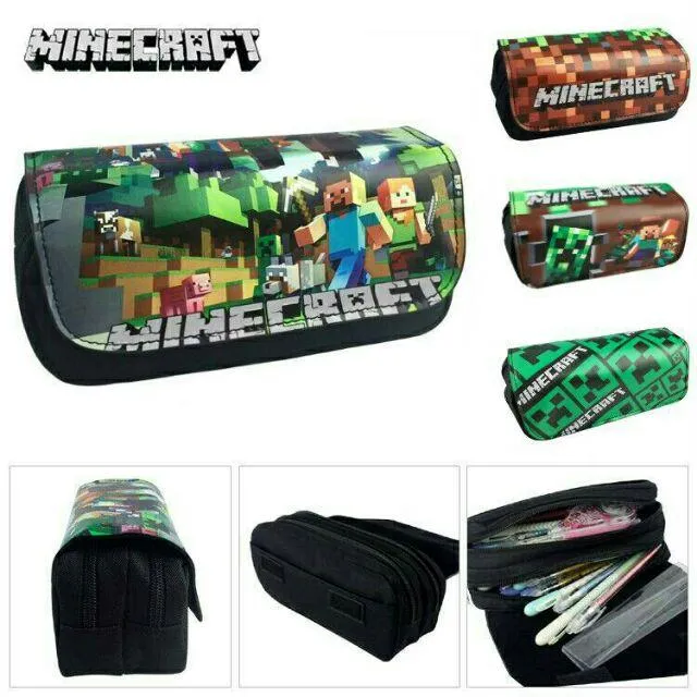 ! BIG Minecraft Pencil Case [ Ready Stock in Malaysia ] Lazada