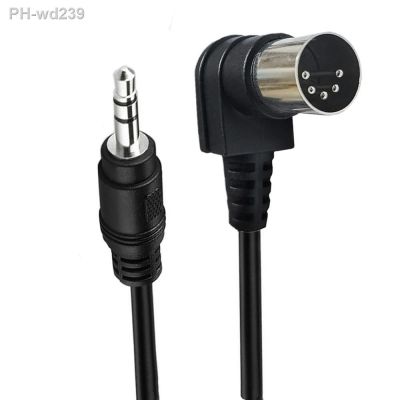 90 Degree MIDI 5P 5 Pin DIN Plug Male To 3.5mm (1/8in) TRS Stereo Male Jack Cable Cord Converter 0.5m/1.5m/3m