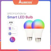 [HOT QQZIWWUJJWG 104] E27 LED Smart Bulb Bluetooth Smart Light Bulb Schedule On Off Long Life Smart Lamp Bulbs ใช้งานร่วมกับ Alexa Google Assistant